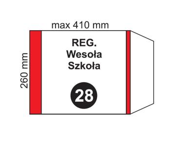 Opakowanie Okładka na podr regulowana NR 28 (20szt)