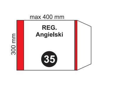 Opakowanie Okładka na podr regulowana NR 35 (20szt)