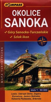Okładka książki Okolice Sanoka 1:50 000