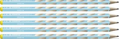 Opakowanie Ołówek EasyGraph S HB LR niebieski (6szt) STABILO