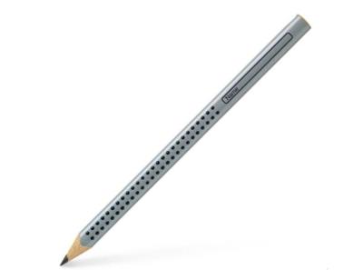 Opakowanie Ołówek Jumbo Grip B srebrny, Faber-Castell