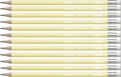 Opakowanie Ołówek Swano Pastel HB z gumką żółty (12szt)