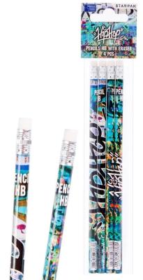 Opakowanie Ołówek z gumką Graffiti 4el