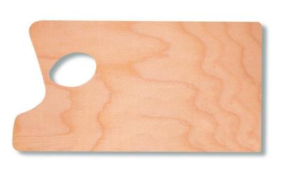 Opakowanie Paleta malarska 39,5x21cm drewniana