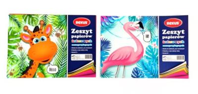 Opakowanie Papier kolorowy samoprzylepny A5+/8K (10szt)