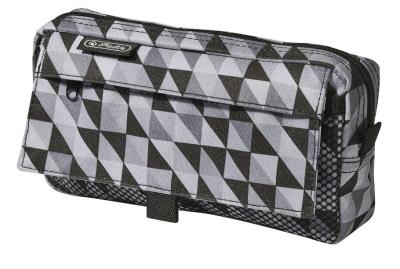 Opakowanie Piórnik kosmetyczka 2 kieszenie Geometric Black