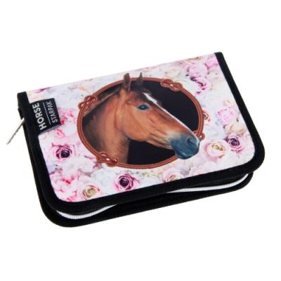 Opakowanie Piórnik z wyposażeniem 2kl Horses