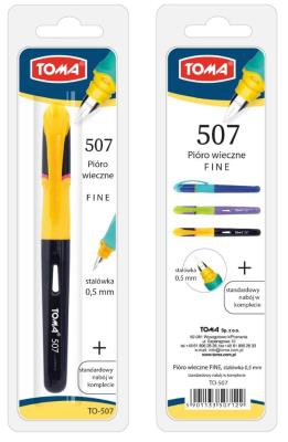 Pióro wieczne Fine-507 TOMA. Wydawca: TOMA. SmakLiter.pl Opakowanie Pióro wieczne Fine-507 TOMA