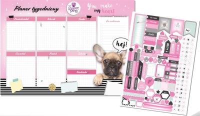 Opakowanie Planer B4/52K + naklejki 2xA5 mix