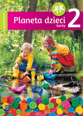 Okładka książki Planeta dzieci. Czterolatek. Karty pracy cz.2 WSiP