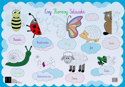 Opakowanie Podkładka na biurko. Esy floresy szlaczki