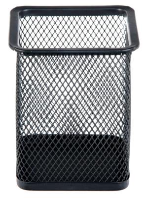 Opakowanie Pojemnik na długopis metalowy kwadrat czarny PB 12