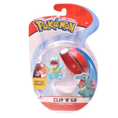 Opakowanie Pokemon Clip'N'Go Pokeball Totodile