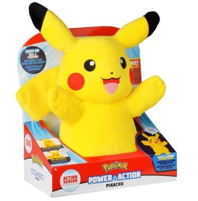 Pokemon Power Action Pikachu plusz interaktywny. Wydawca: Wiatr od morza. SmakLiter.pl Opakowanie Pokemon Power Action Pikachu plusz interaktywny