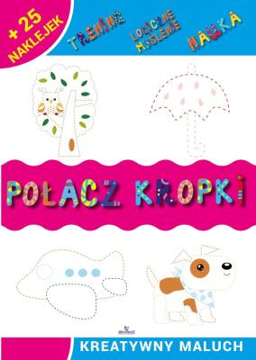 Połącz kropki. Kreatywne dziecko. Autor: Matusiak Monika. SmakLiter.pl Okładka książki Połącz kropki. Kreatywne dziecko