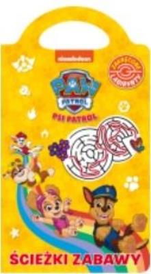 Okładka książki Psi patrol. Zakręcone labirynty. Ścieżki zabawy
