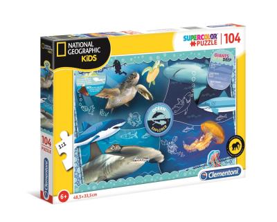 Opakowanie Puzzle 104 National Geo Kids Ocean Explorer