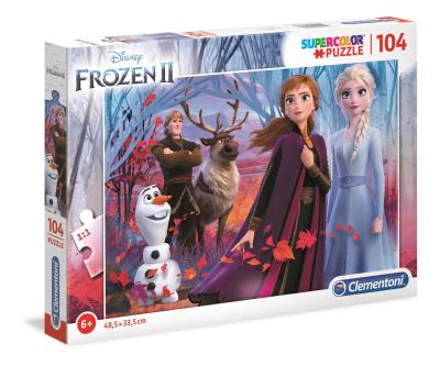 Opakowanie Puzzle 104 Super kolor Frozen 2