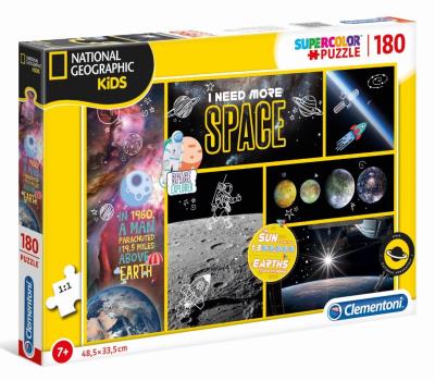 Opakowanie Puzzle 180 National Geo Kids I nees more Space