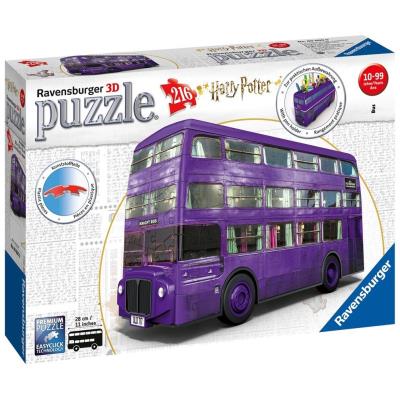 Opakowanie Puzzle 3D Harry Potter Błękitny autobus