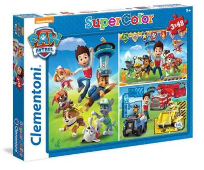 Opakowanie Puzzle 3x48 Super Kolor Psi Patrol