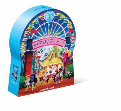 Puzzle 48 Dzień w Wesołym Miasteczku. Wydawca: Crocodile Creek. SmakLiter.pl Opakowanie Puzzle 48 Dzień w Wesołym Miasteczku