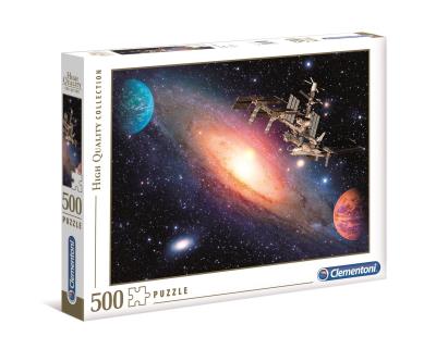Puzzle 500 HQ International Space Station. Wydawca: Clementoni. SmakLiter.pl Opakowanie Puzzle 500 HQ International Space Station
