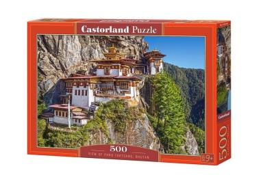 Opakowanie Puzzle 500 View of Paro Taktsang, Bhutan CASTOR