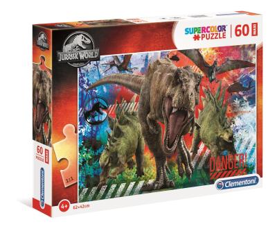 Opakowanie Puzzle 60 maxi super kolor Dinozaury 26456