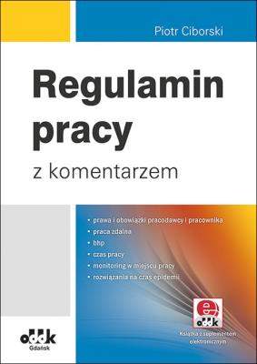 Okładka książki Regulamin pracy z komentarzem/ PPK1385E