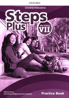 STEPS PLUS 7 Materiały ćwiczeniowe z kodem online. Autor: Gomm Helena. SmakLiter.pl Okładka książki STEPS PLUS 7 Materiały ćwiczeniowe z kodem online