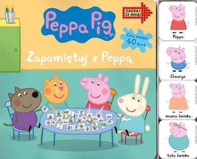 Okładka książki Świnka Peppa. Zagraj ze mną. Zapamietuj z Peppą