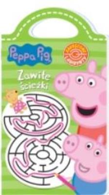 Okładka książki Świnka Peppa. Zakręcone labirynty. Zawiłe ścieżki