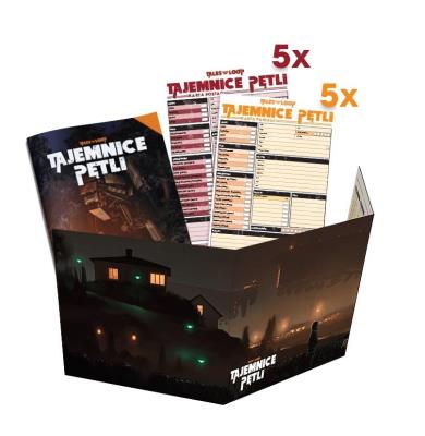 Tajemnice Pętli - Zasobnik mistrza Gry BLACK MONK. Wydawca: Black Monk. SmakLiter.pl Opakowanie Tajemnice Pętli - Zasobnik mistrza Gry BLACK MONK