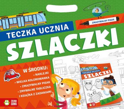 Okładka książki Teczka ucznia z pisakiem. Szlaczki