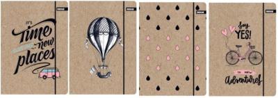 Opakowanie Teczka z gumką A4 Premium Kraft Liner mix