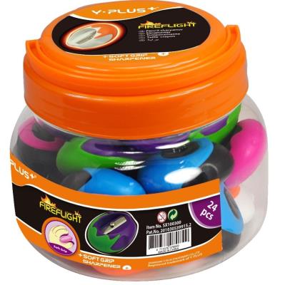 Opakowanie Temperówka pojedyncza z gumką Fireflight (24szt)