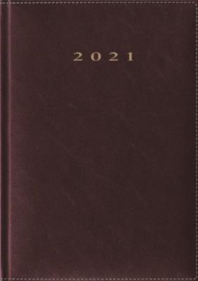 Opakowanie Terminarz 2021 A5 Madrid bordowy