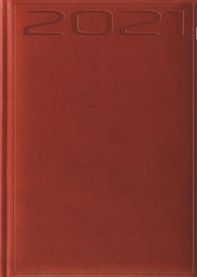 Opakowanie Terminarz 2021 A5 Print czerwony