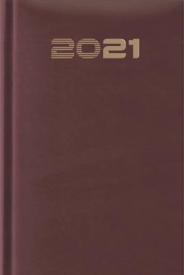 Opakowanie Terminarz 2021 A5 Standard bordowy
