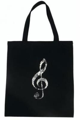 Opakowanie Torba - ze srebrno-złotym kluczem wiolinowym