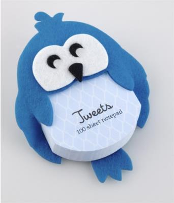 Opakowanie Tweets - karteczki wyrywane z magnesem - Sowa