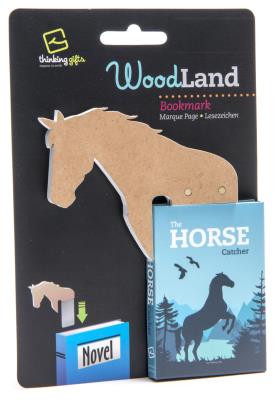Opakowanie WoodLand Horse drewniana zakładka do książki - koń