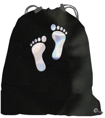 Opakowanie Worek na buty Glamour stópki hologramowe