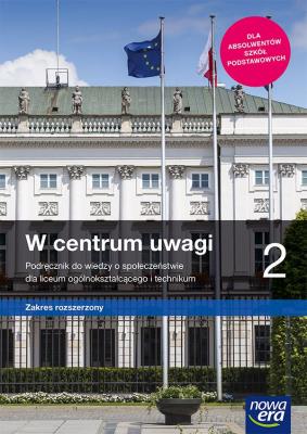 WOS LO 2 W centrum uwagi Podr. ZR w.2020 NE. Autor: Drelich Sławomir, Janicki Arkadiusz, Ewa Martinek. SmakLiter.pl Okładka książki WOS LO 2 W centrum uwagi Podr. ZR w.2020 NE