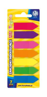 Opakowanie Zakładki indeksujące Astra 7 kolorów