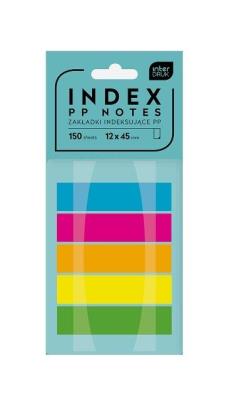 Zakładki indeksujące PP w podajniku. Wydawca: INTERDRUK. SmakLiter.pl Opakowanie Zakładki indeksujące PP w podajniku