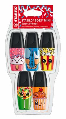 Opakowanie Zakreślacz Boss Mini Sweet Friends 5 kol STABILO