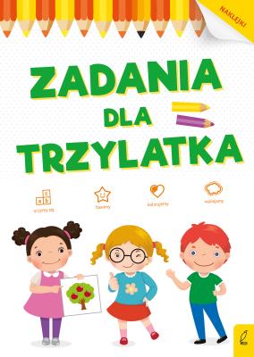 Akademia malucha. Zadania dla trzylatka. Autor: Opracowanie zbiorowe. SmakLiter.pl Okładka książki Akademia malucha. Zadania dla trzylatka