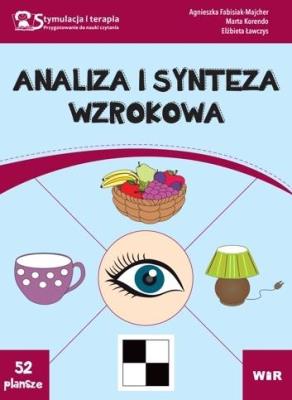 Analiza i synteza wzrokowa w.2020. Autor: dr Marta Korendo, Agnieszka Fabisiak-Majcher. SmakLiter.pl Okładka książki Analiza i synteza wzrokowa w.2020